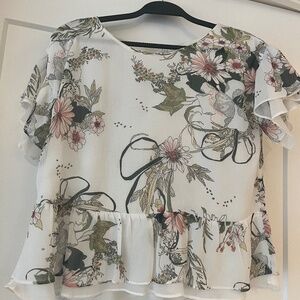 Aritzia Little Moon Kiara shirt, size S